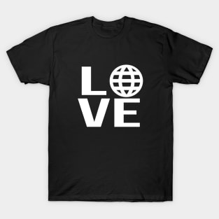 Spaceship Earth Love Millennial Pink T-Shirt